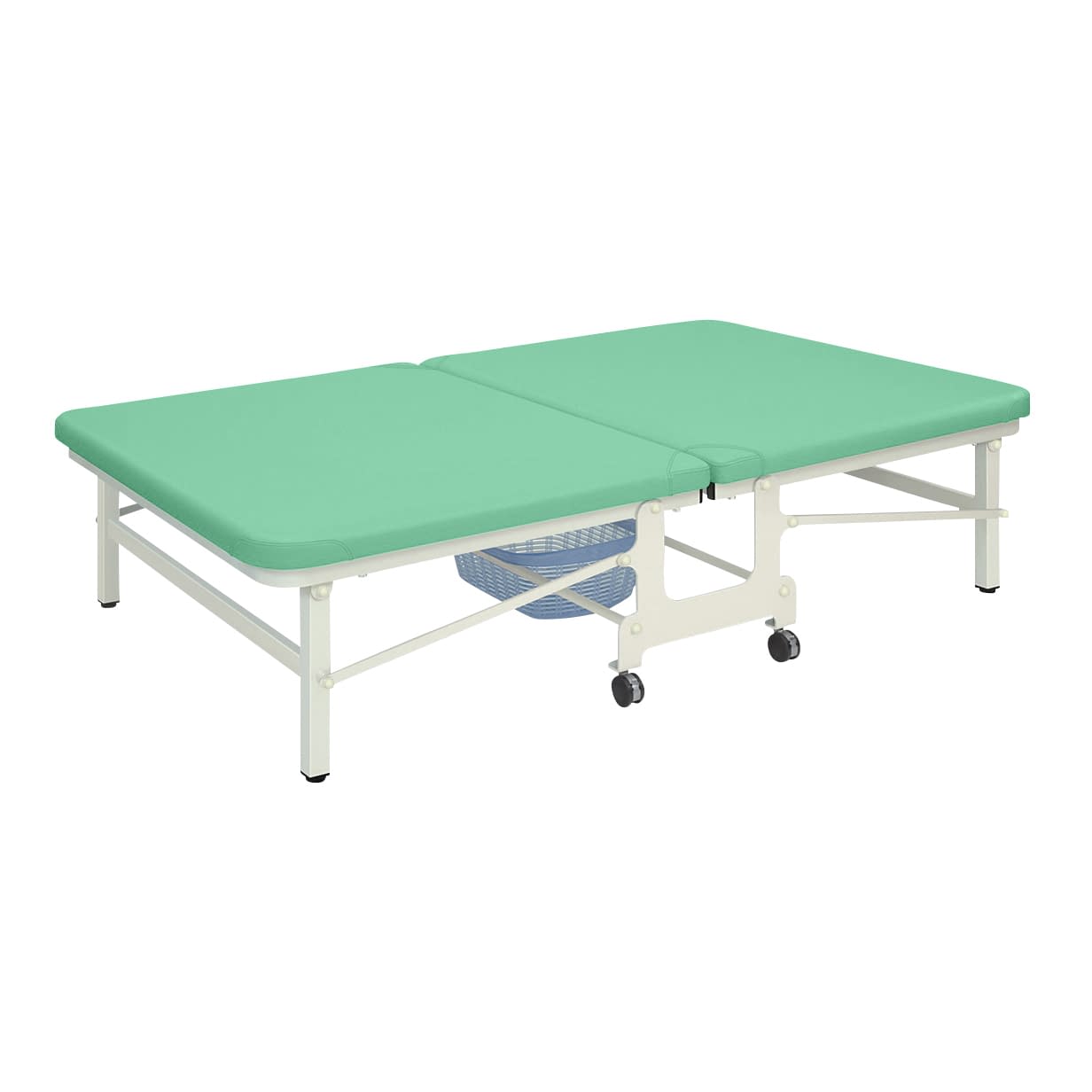 キングベンダ 25-3537-0605 ビニルレザーライトグリーン 高田ベッド製作所 TB-466(120X190X45CM)