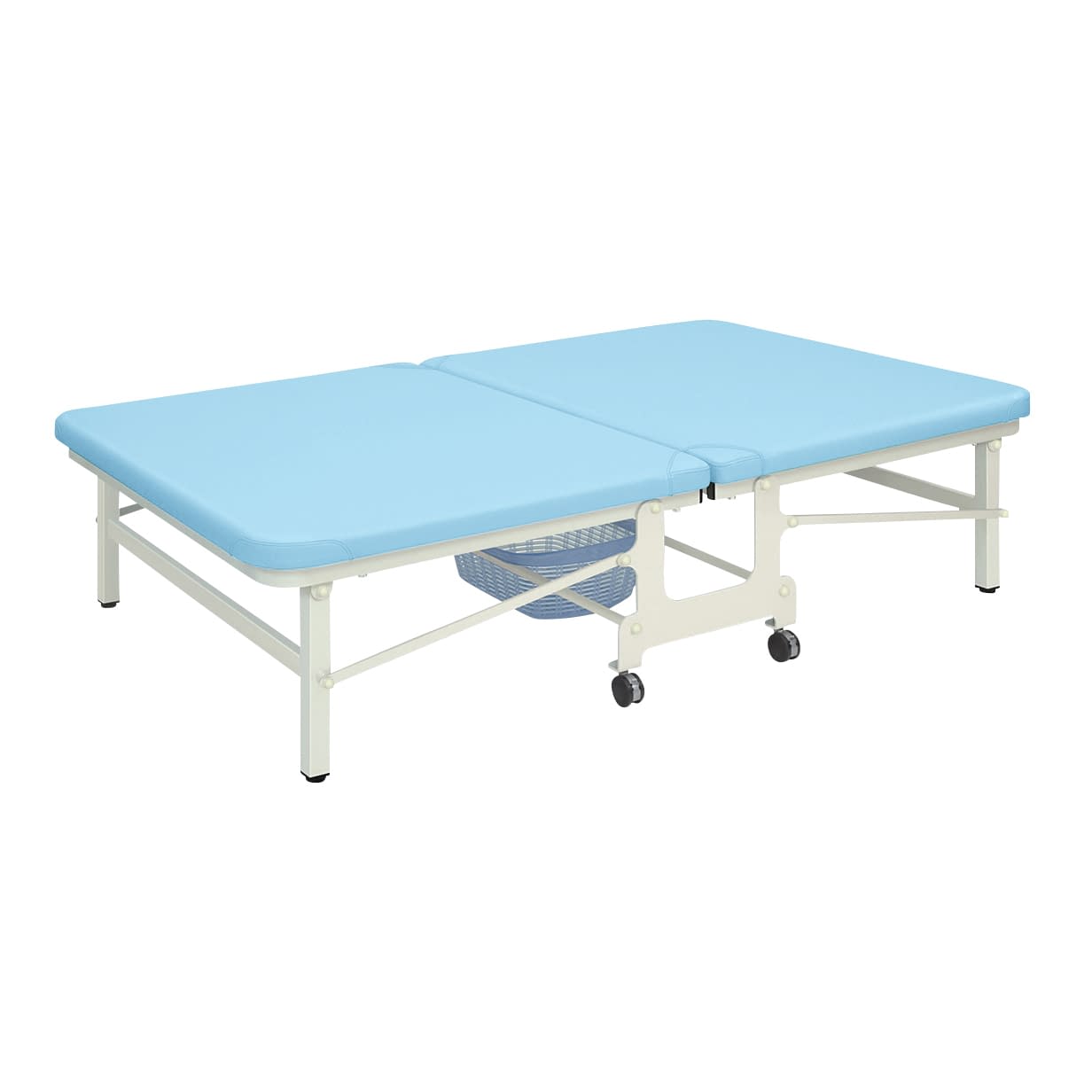 キングベンダ 25-3537-0612 ビニルレザースカイブルー 高田ベッド製作所 TB-466(120X190X45CM)