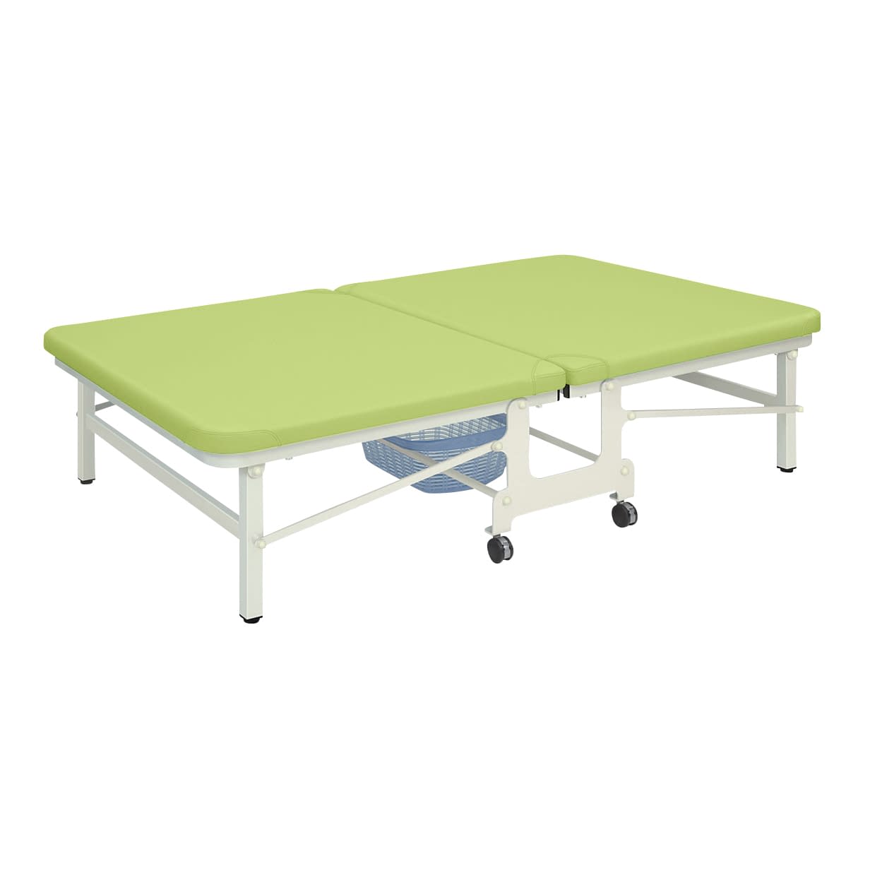 キングベンダ 25-3537-0618 ビニルレザーライムグリーン 高田ベッド製作所 TB-466(120X190X45CM)