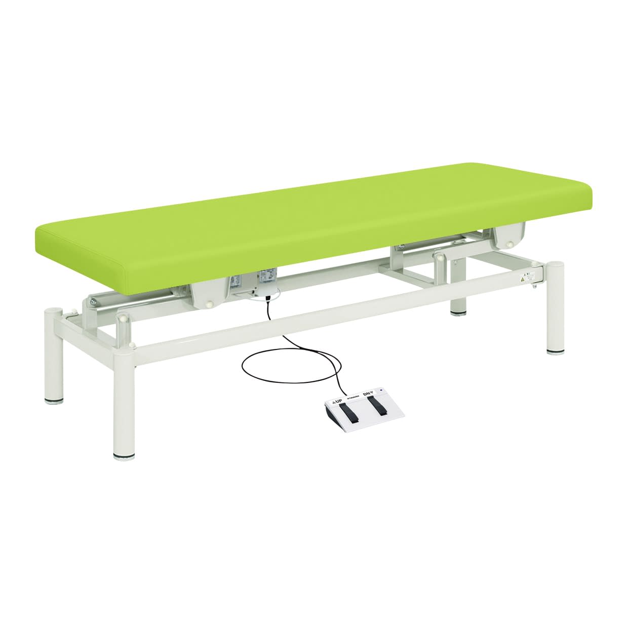 電動診察台(電動ハイローベッド) 25-3536-0011 ビニルレザー抹茶 高田ベッド製作所 TB-912(W60XL180CM)