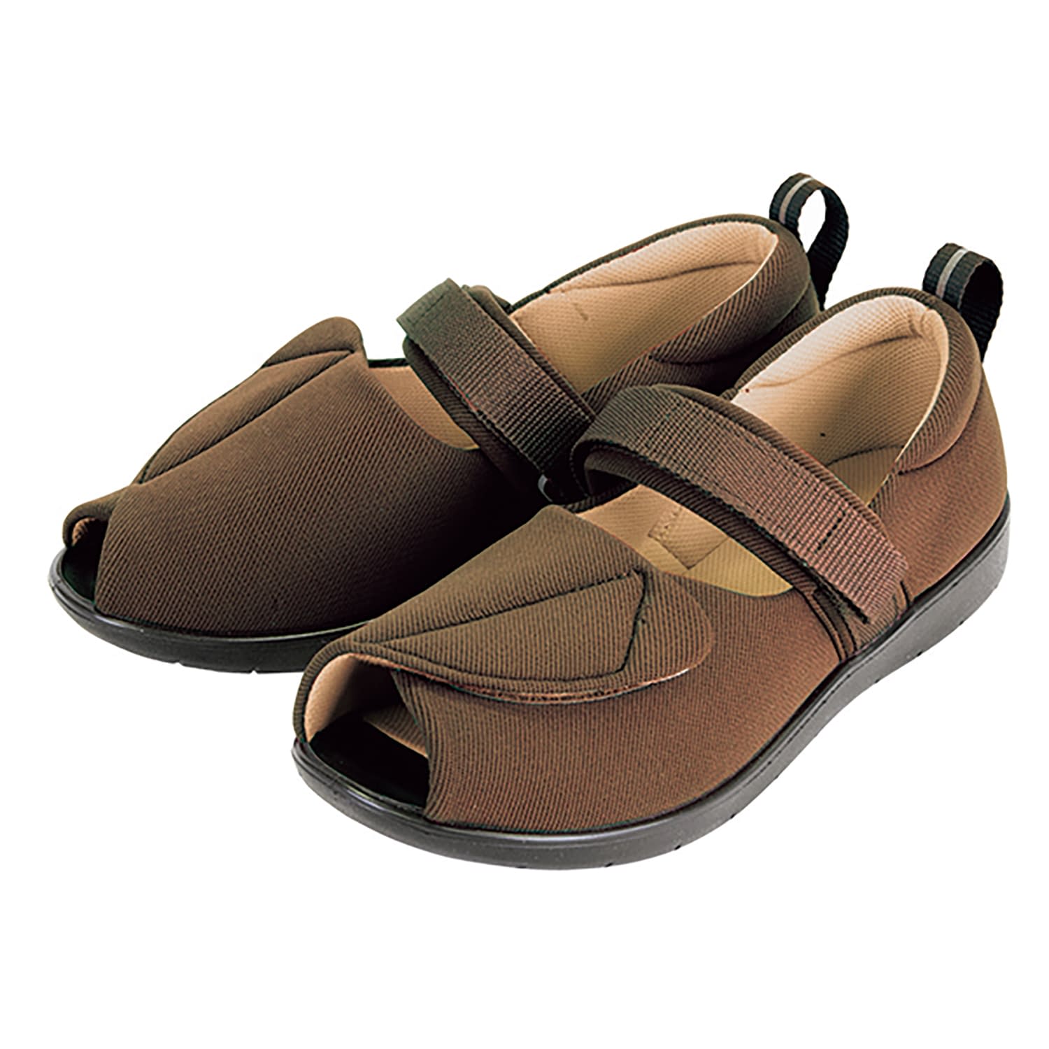 PH転びにくいシューズ(つま先無) リハビリシューズ 25-5741-0205 LL プラスハート チャイロ