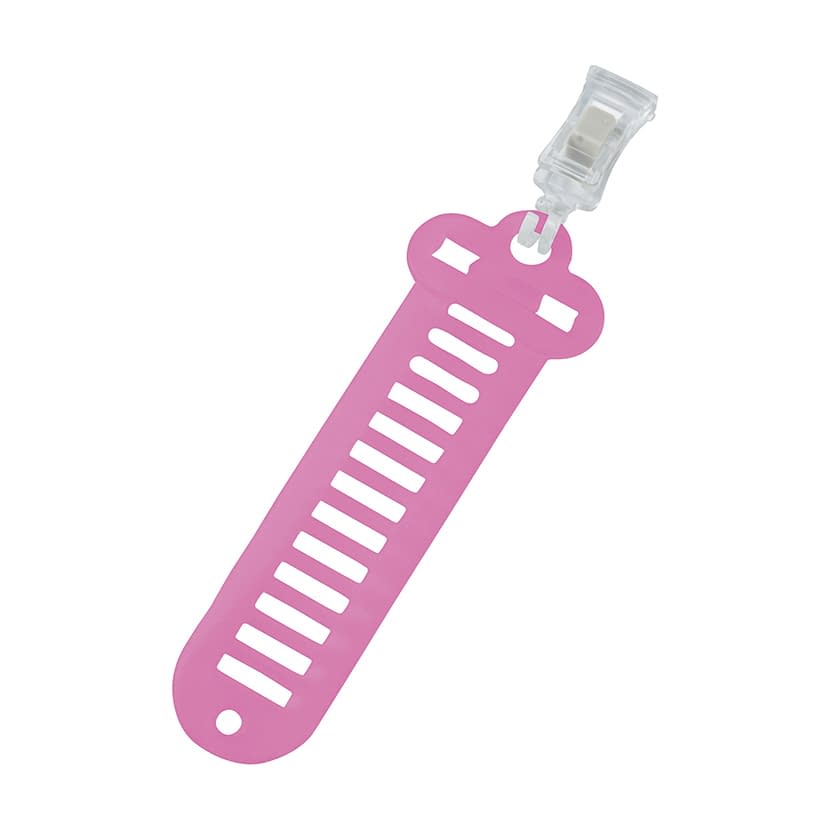 マツヨシ クリップ付結束バンド チューブクランプ 25-3300-02 MATSUYOSHI MY-7020P(ピンク)10コイリ