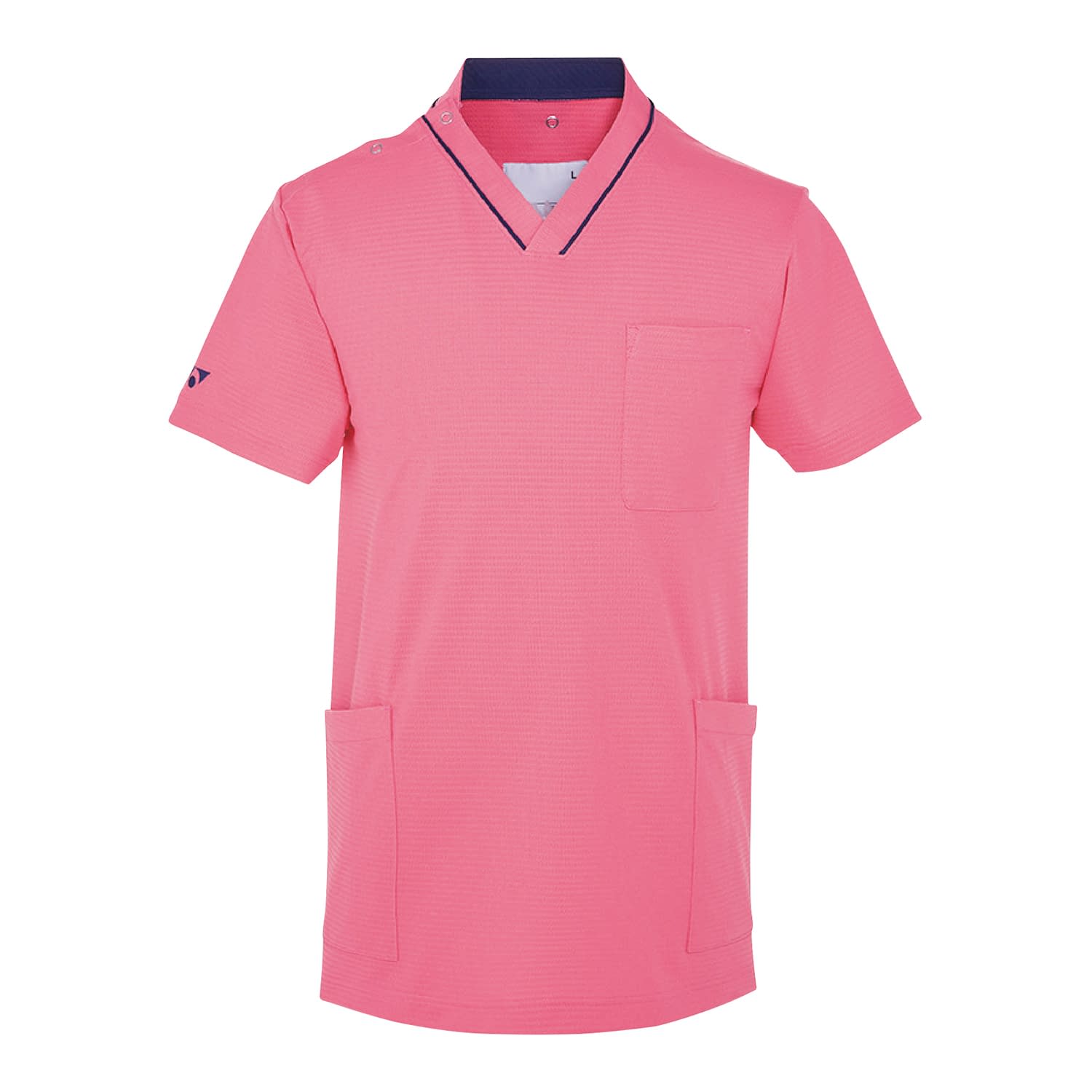 ヨネックス エアータッチスクラブ ナースウェア 25-6515-0004 L YONEX×キラク CY805-11(ピンク)