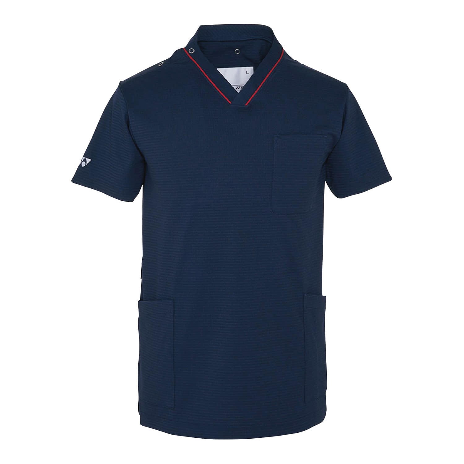 ヨネックス エアータッチスクラブ ナースウェア 25-6515-0104 L YONEX×キラク CY805-88(ネイビー)