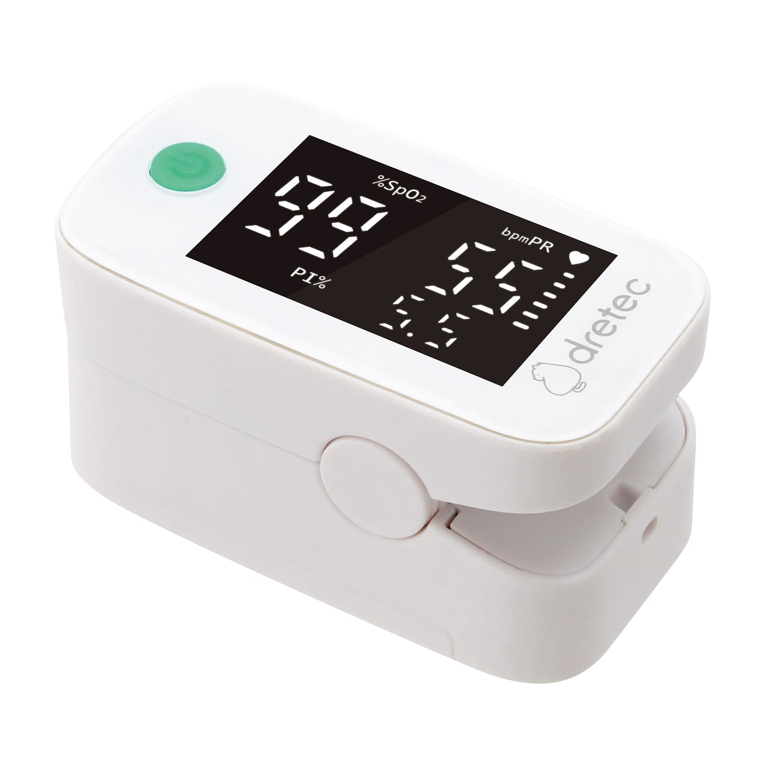 パルスオキシメータ 25-5957-00 ドリテック OX-201WT(ホワイト)