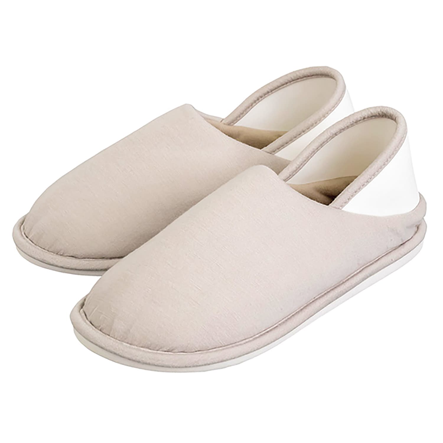 かかと付室内シューズ LL(26.0cm～26.5cm) 室内履き 25-5743-04 オオサキ 75204(LL/グレー)1ソク