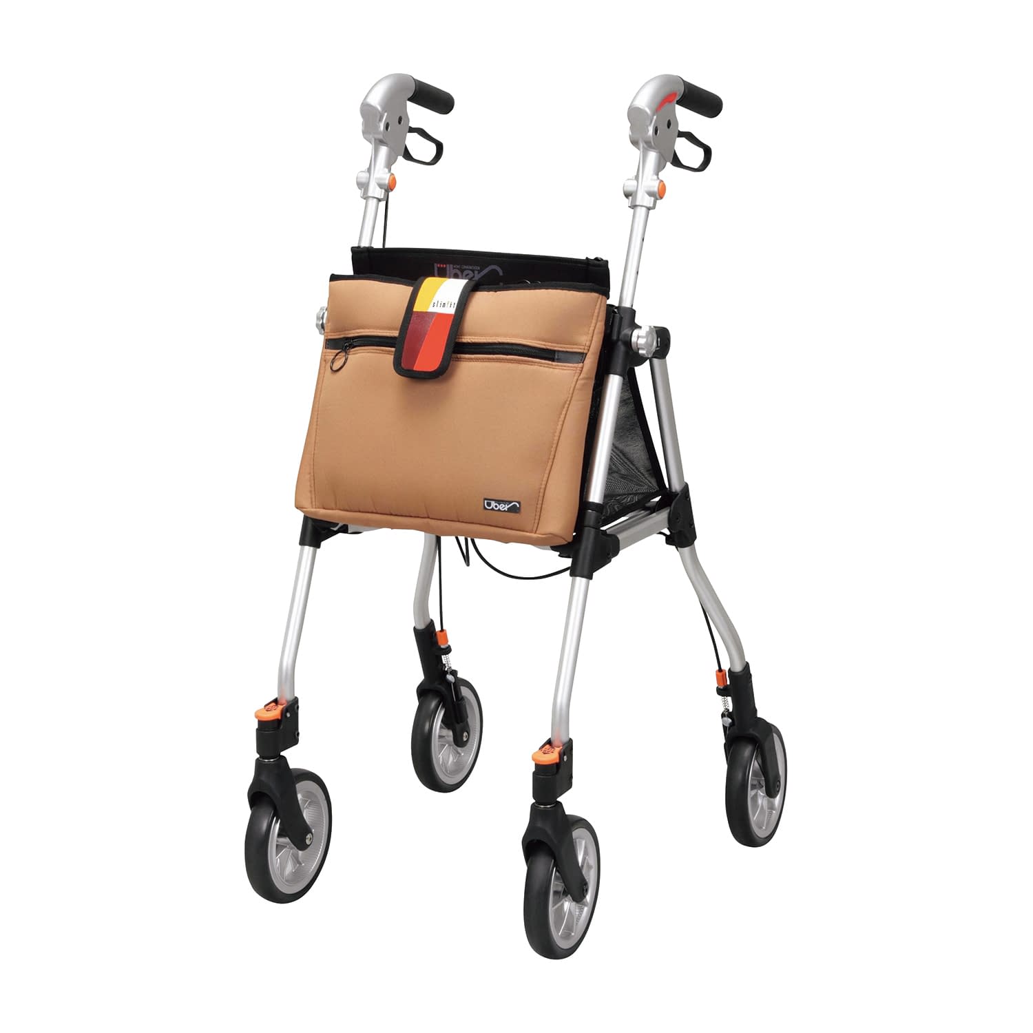 スリムフィット歩行車(スタンダード) スタンダード 25-4957-02 ユーバ産業 SL-0470(キャメル)