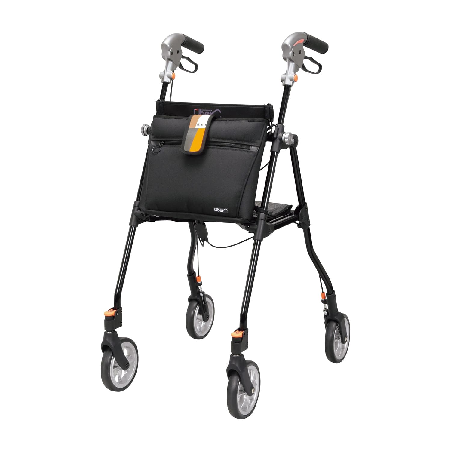 スリムフィット歩行車(ラージ) ラージ 25-4957-03 ユーバ産業 SL-0520(ブラック)