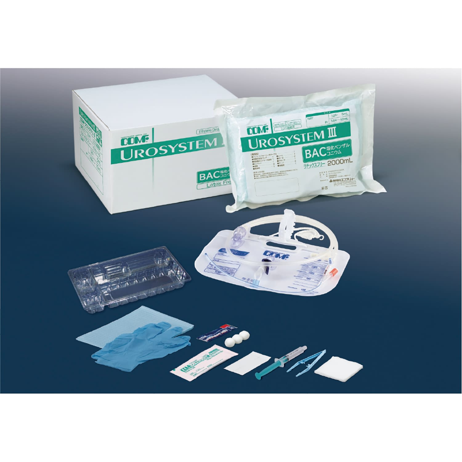 コンファウロシステムIIIBAC(塩化ベ 2WAY・18Fr・10ml 25-7116-03 COMF 806821810(18FR)