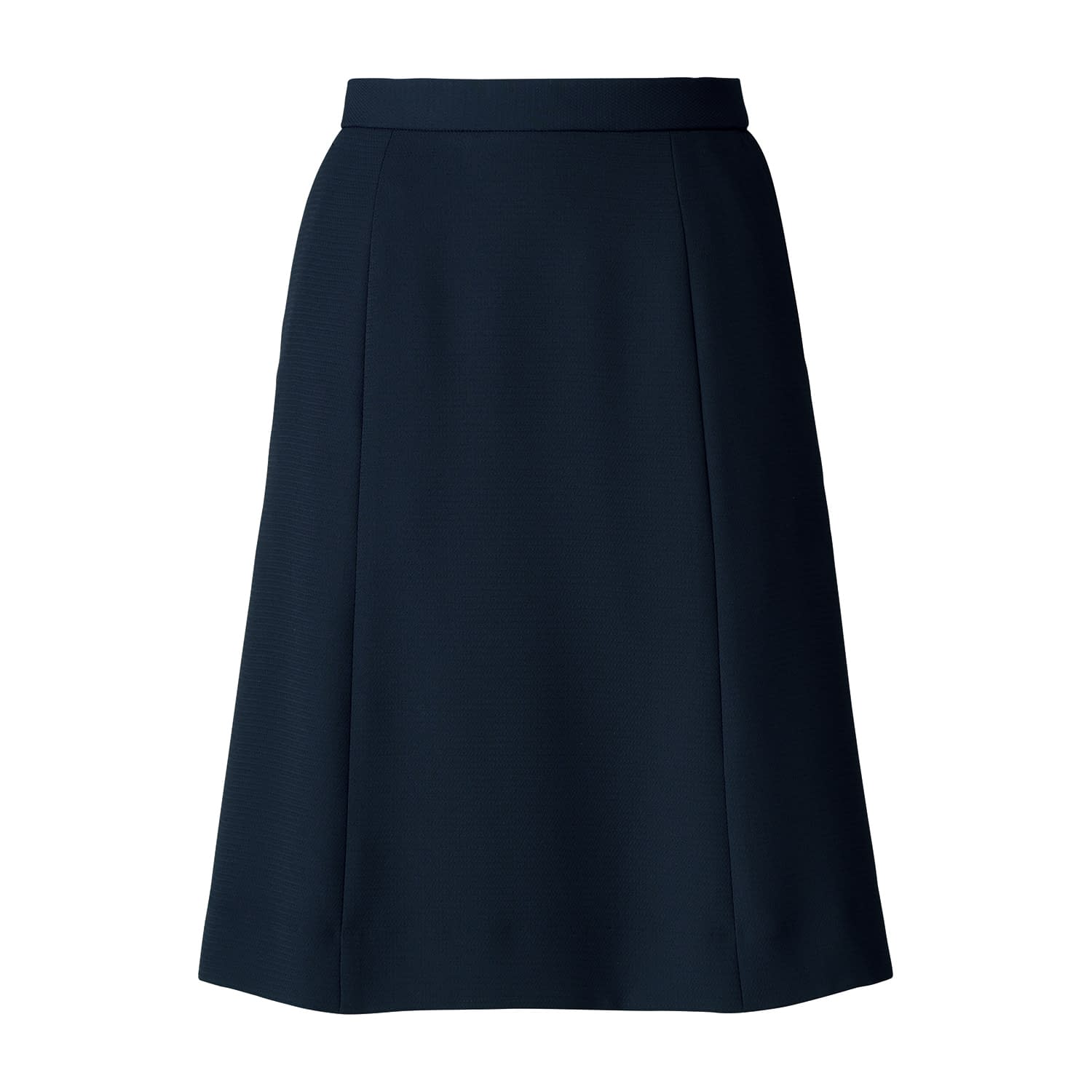 Aラインスカート 事務服 25-6580-01 BONOFFICE AS2320-8(7G)ネイビー