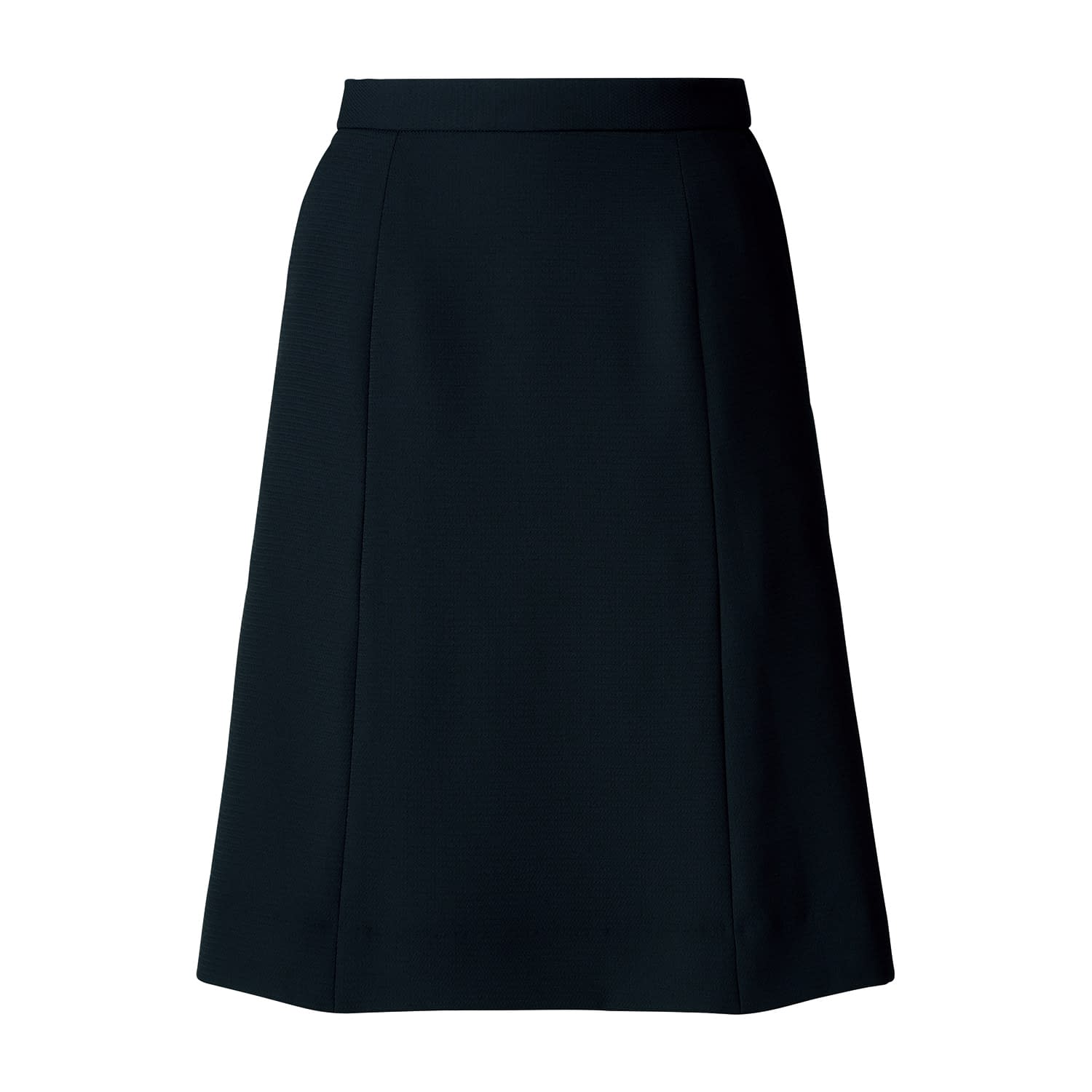 Aラインスカート 事務服 25-6580-15 BONOFFICE AS2320-16(17G)ブラック
