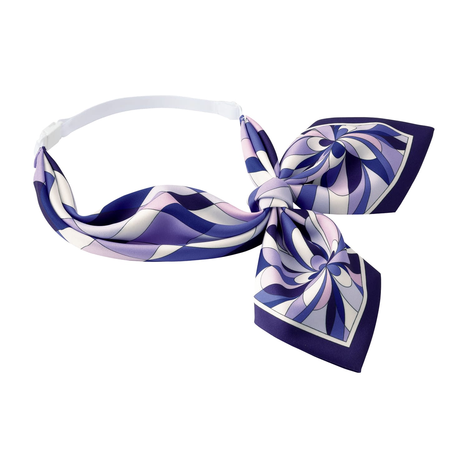 スカーフリボン 事務服 25-6581-02 BONOFFICE BA9134-14(パープル)