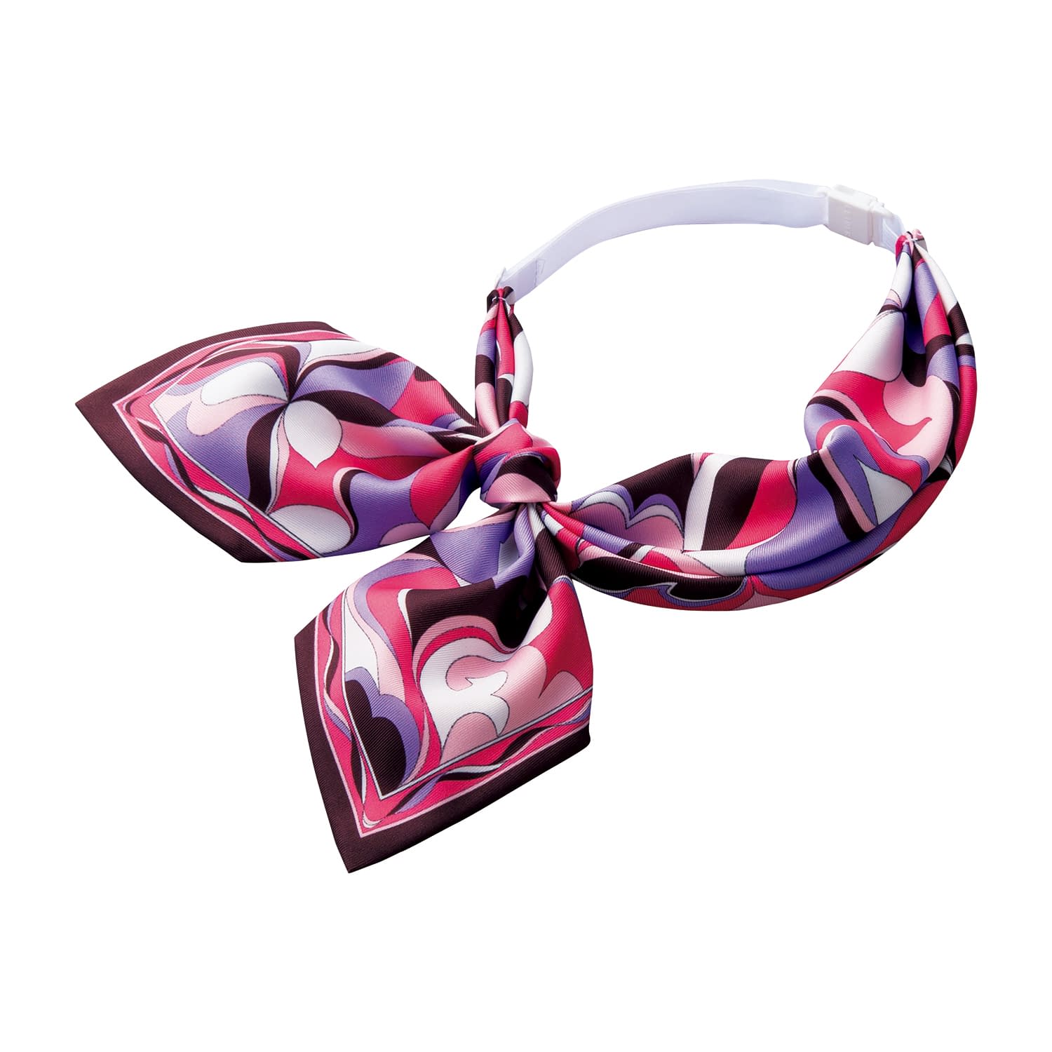 スカーフリボン 事務服 25-6581-05 BONOFFICE BA9137-9(ピンク)