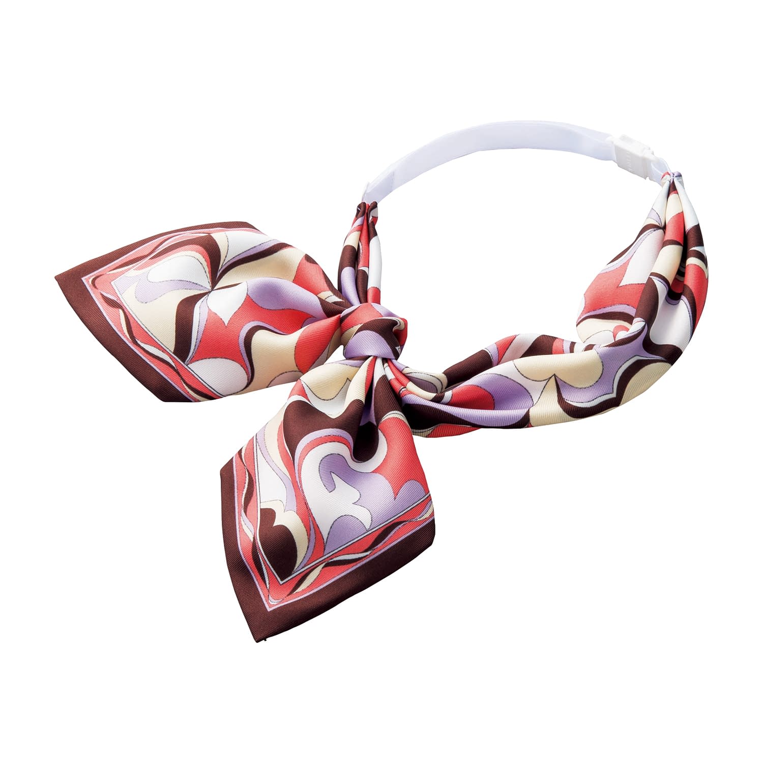 スカーフリボン 事務服 25-6581-06 BONOFFICE BA9137-13(オレンジ)