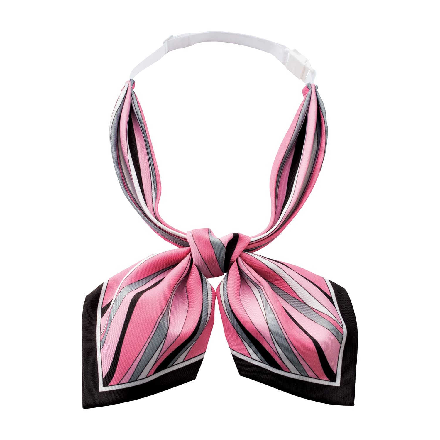 スカーフリボン 事務服 25-6581-09 BONOFFICE BA9141-9(ピンク)