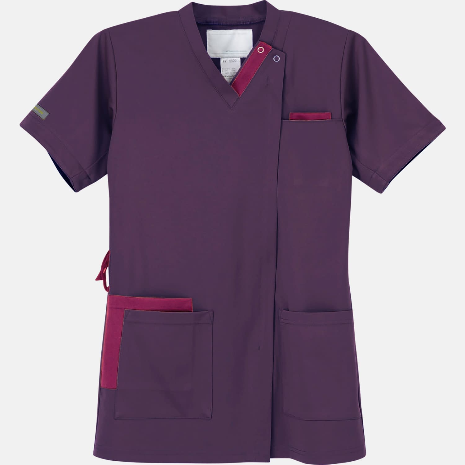 男女兼用スクラブ 25-6511-0201 パープル ナガイレーベン AY-5522(M)