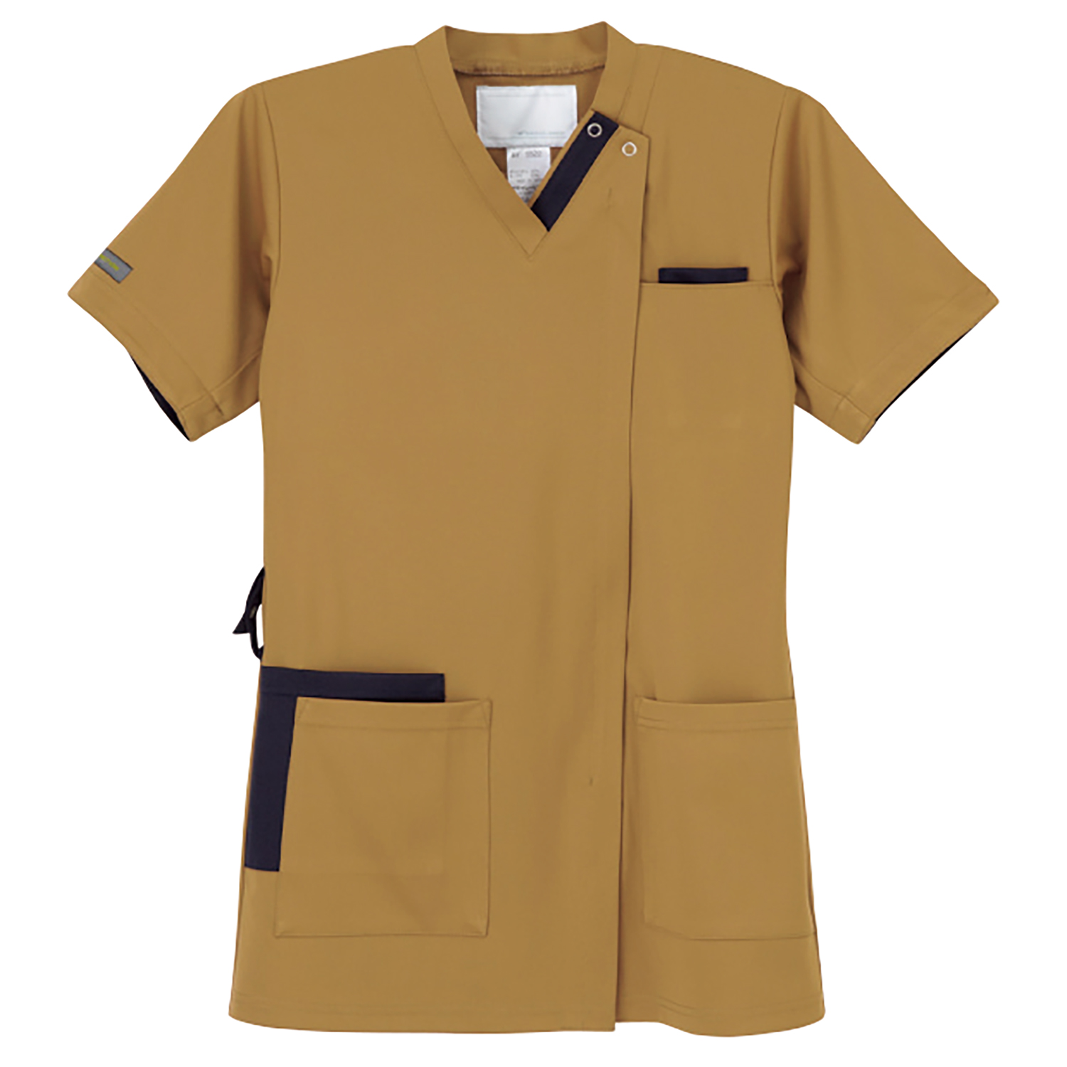 男女兼用スクラブ 25-6511-0302 ベージュ ナガイレーベン AY-5522(L)