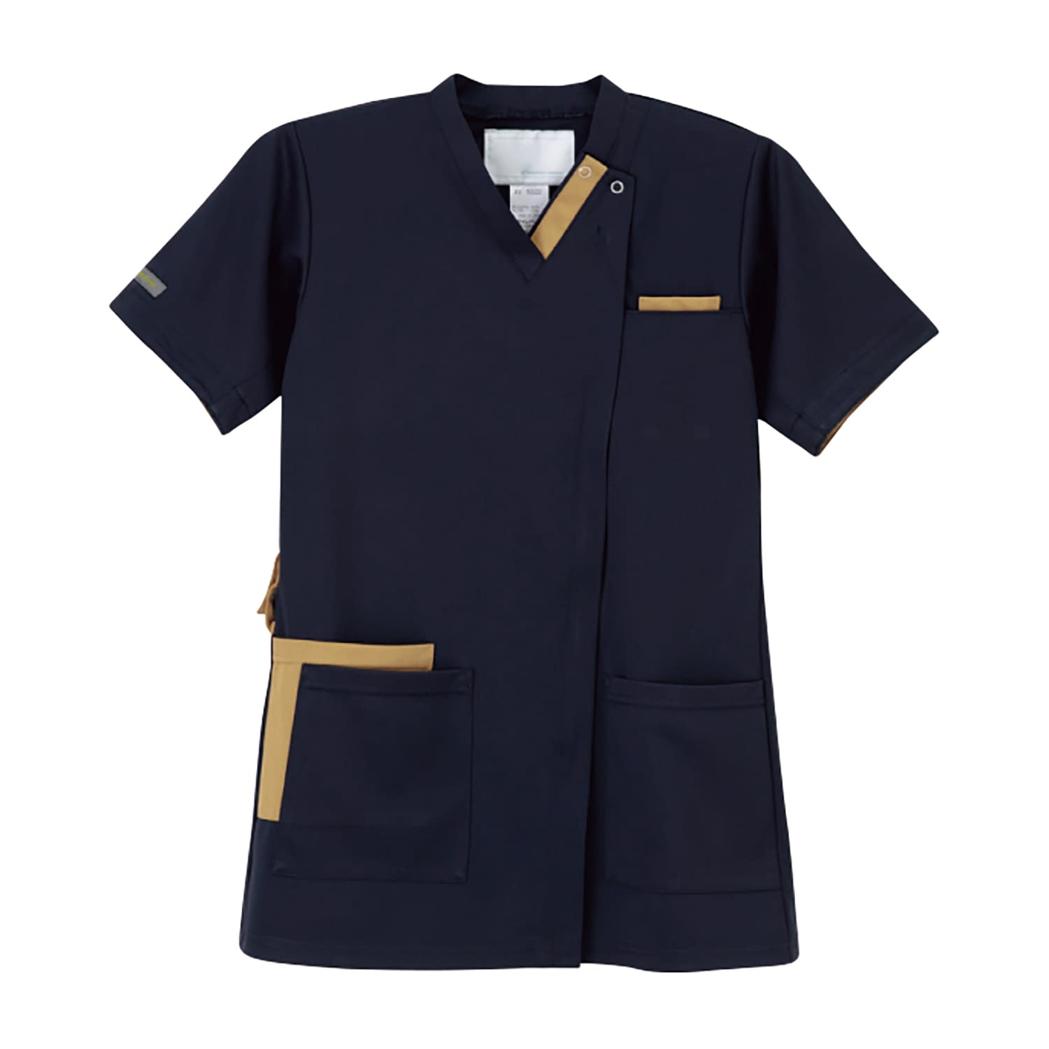 男女兼用スクラブ 25-6511-0303 ネイビー ナガイレーベン AY-5522(L)