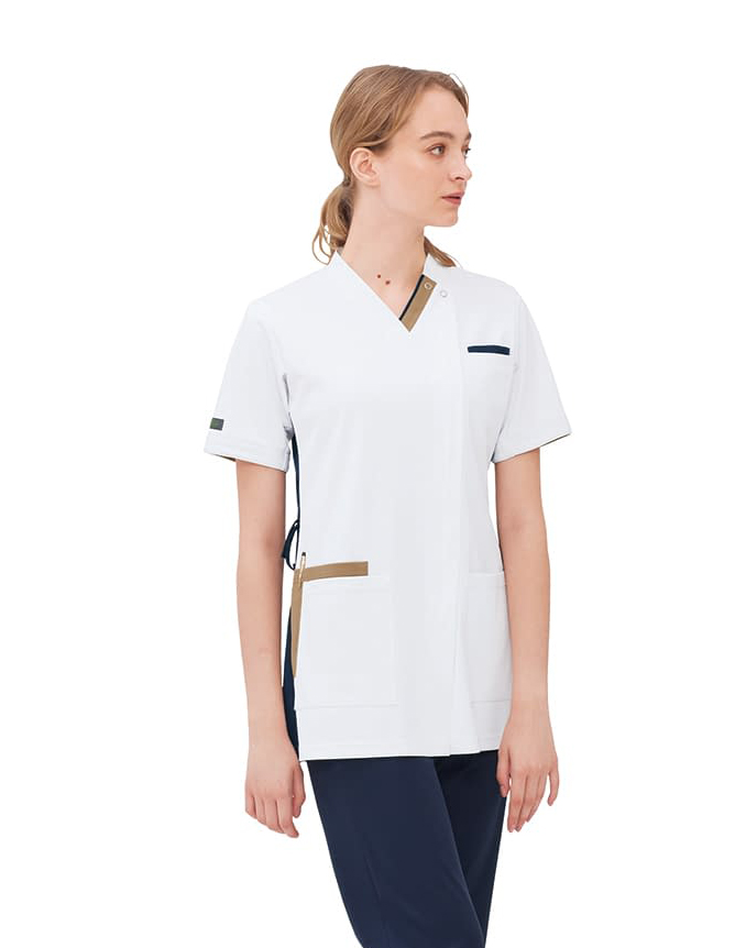 男女兼用スクラブ 25-6513-03 ナガイレーベン LX-5527(L)Tネイビー