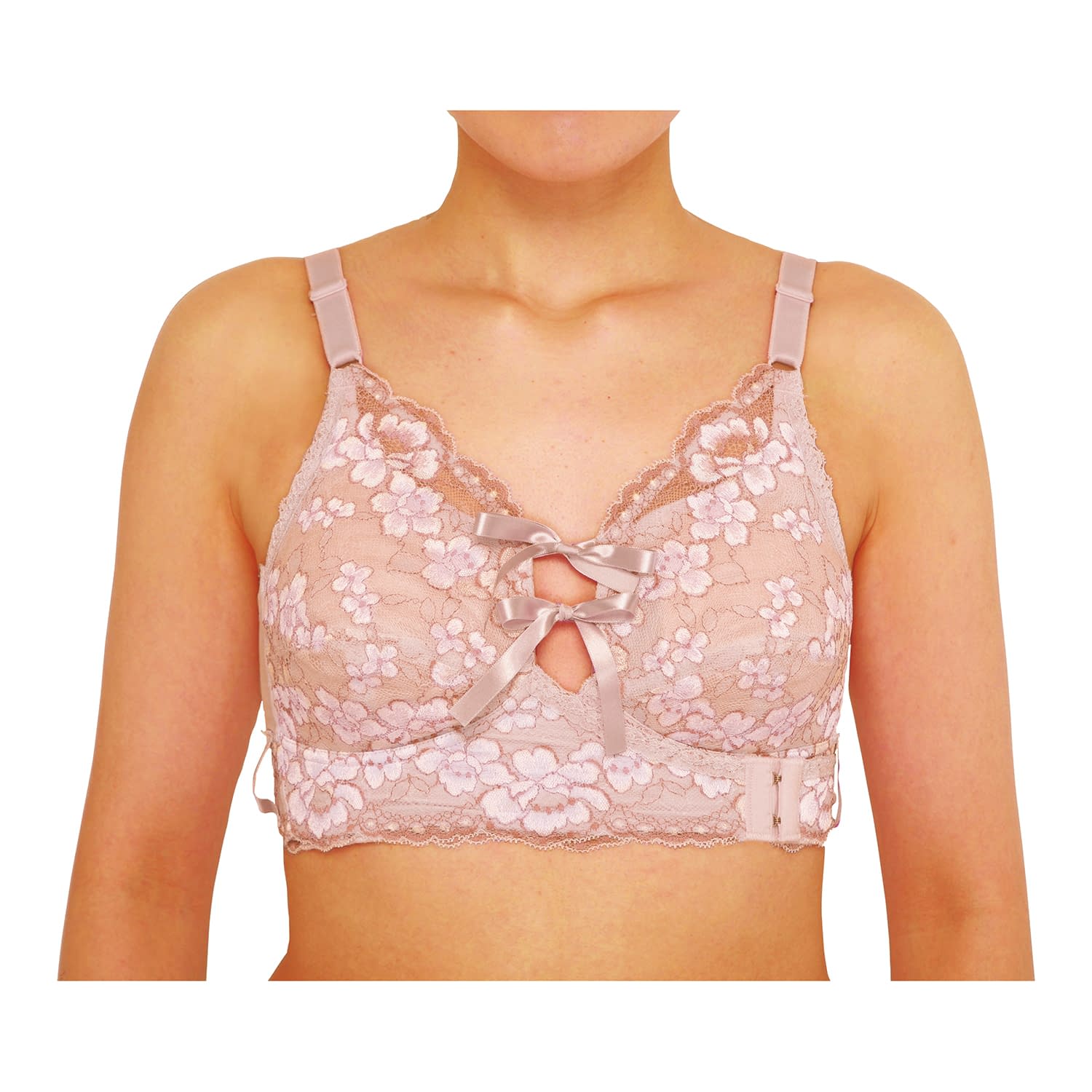 ツーピースブラ レーシー 25-7179-04 ブライトアイズ L-1(L)ベージュ