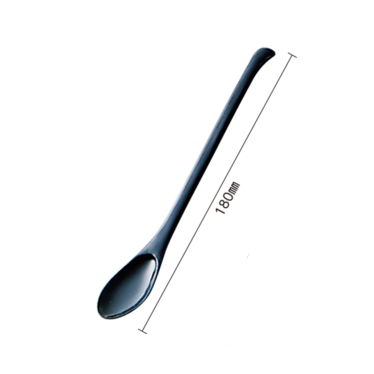 薬匙(プラスチック)大 25-6157-03 松吉医科器械 0530018(180MM)クロ