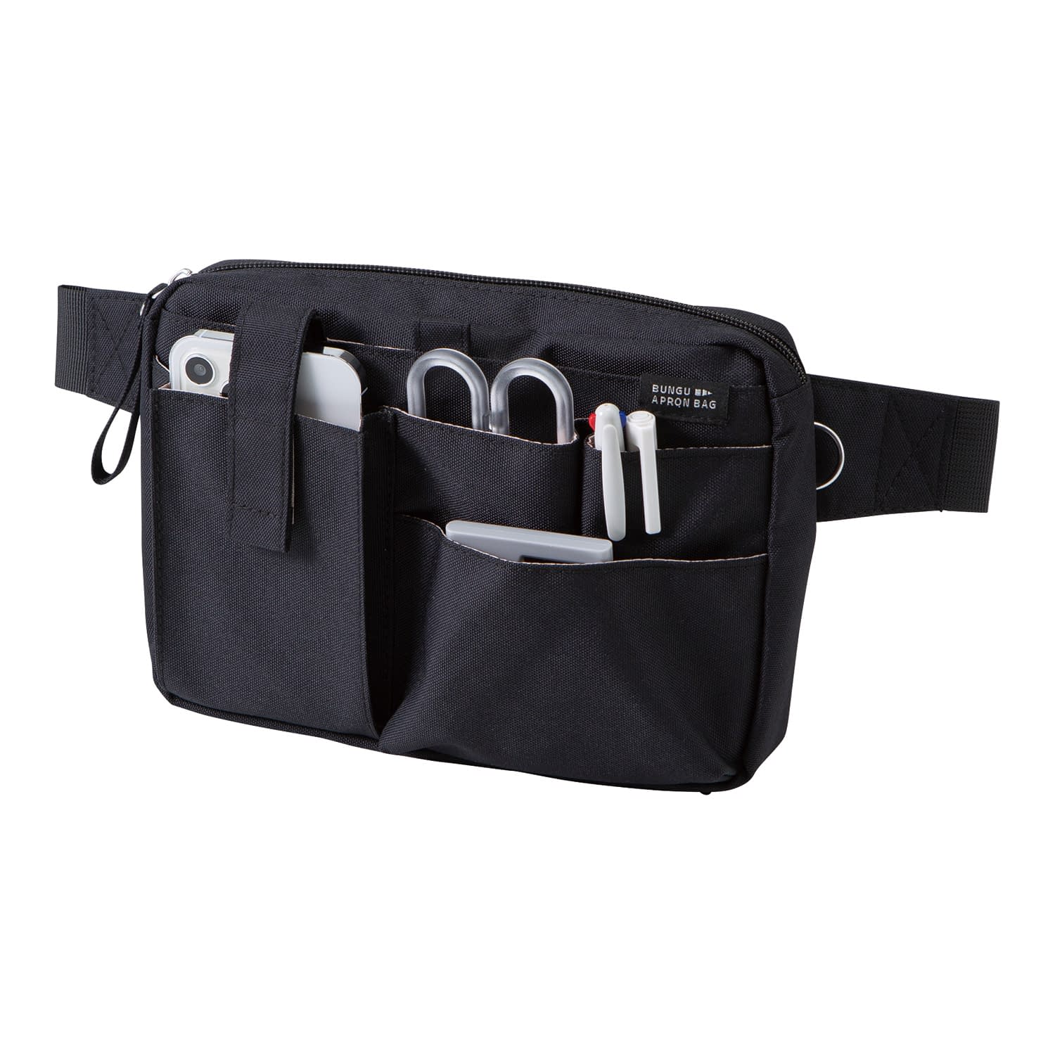 文具エプロンバッグ マチ付 25-7409-00 クツワ