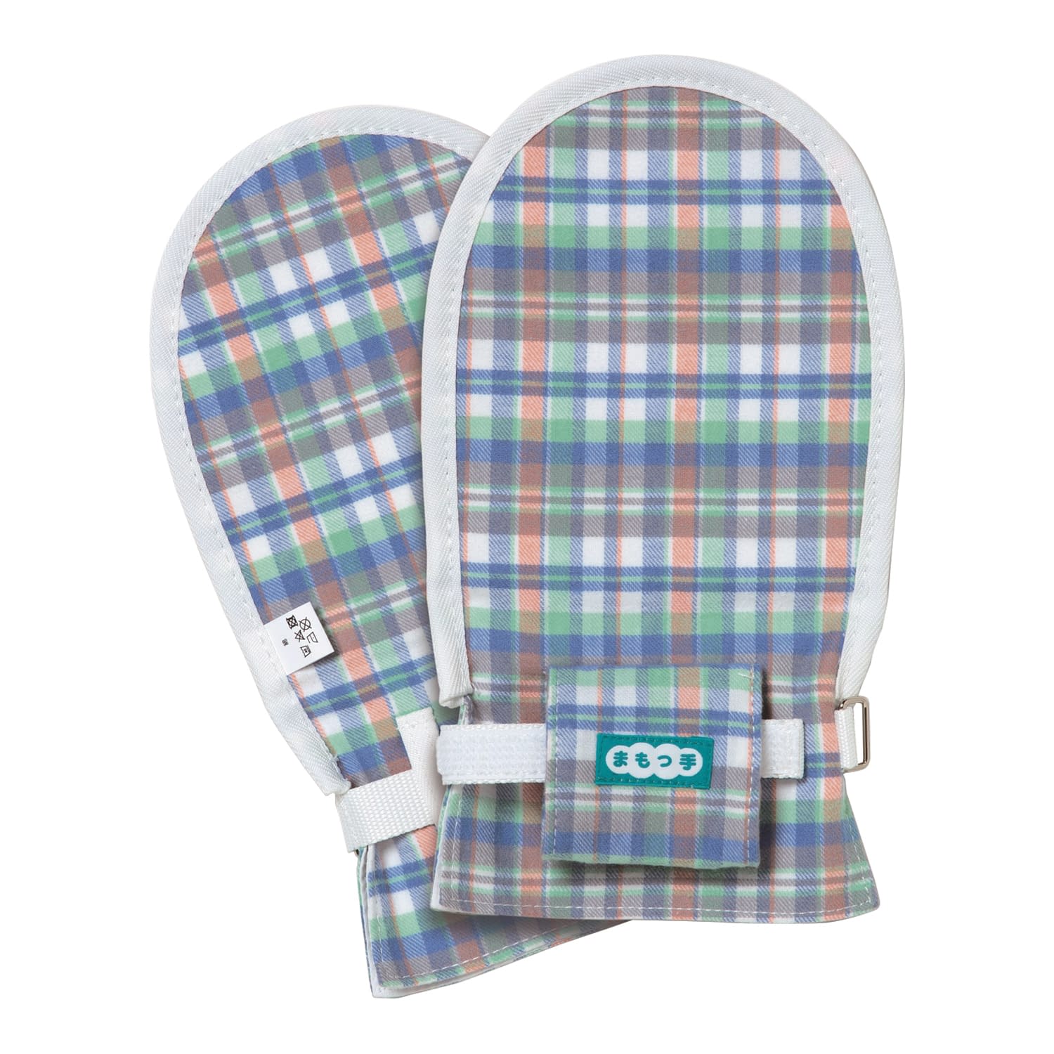 まもっ手(チェック・プッシュボタン) チェック・プッシュボタン式 25-7474-01 特殊衣料