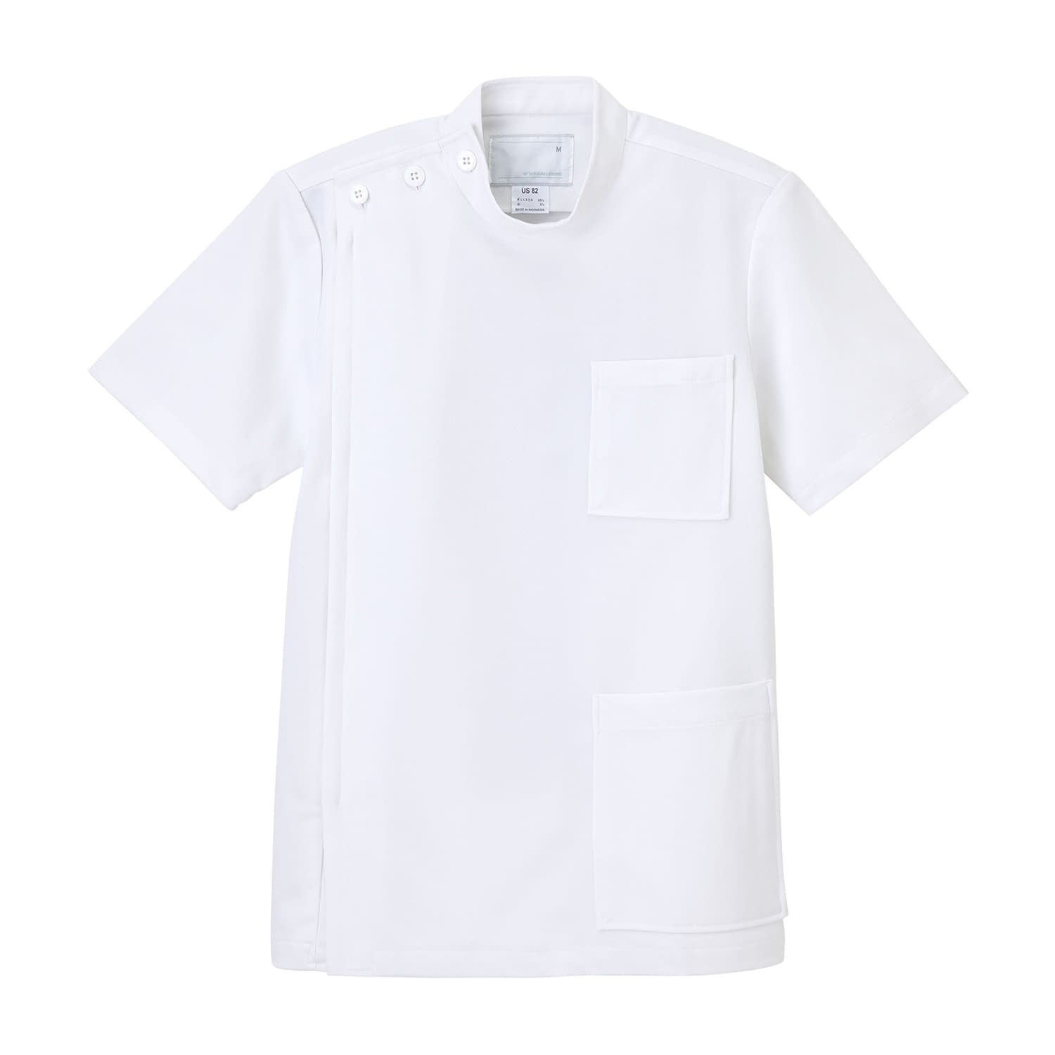 男子横掛半袖 24-8138-0301 ホワイト ナガイレーベン US-82(LL)