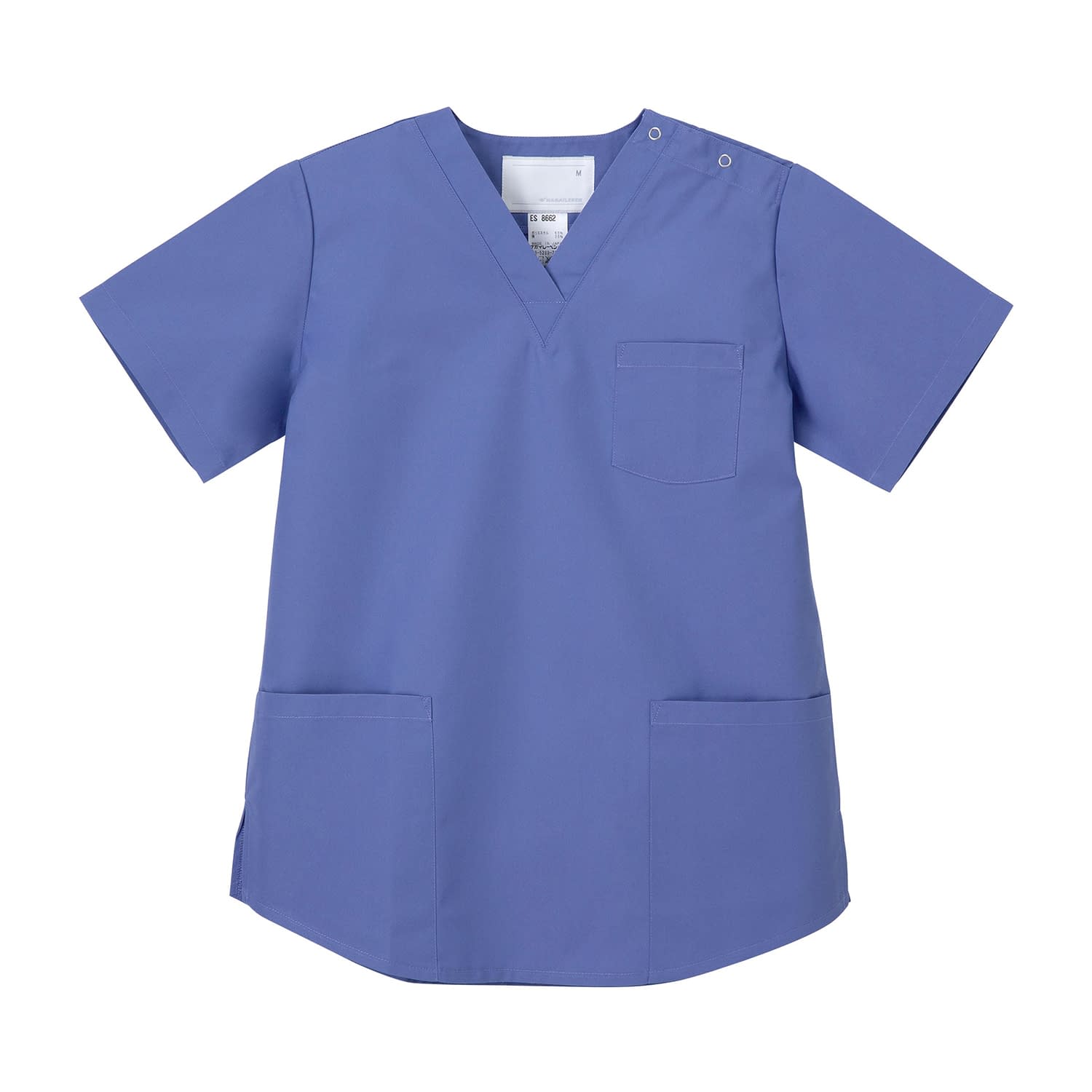 女子上衣 21-6705-0302 クールブルー ナガイレーベン ES-8662(LL)