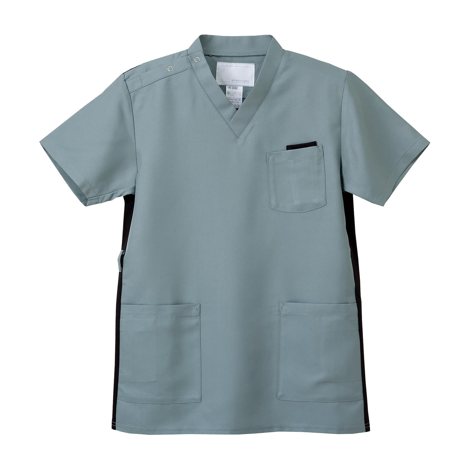 男女兼用上衣 23-7808-0007 ミストグリーン ナガイレーベン RT-5062(S)