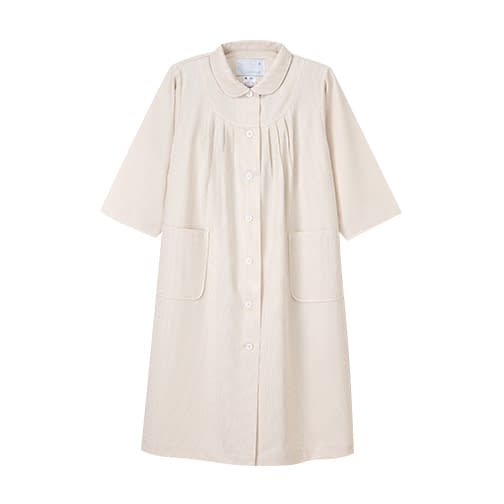 妊産婦患者衣 L 25-2785-0101 ベージュ ナガイレーベン MK-311(L)