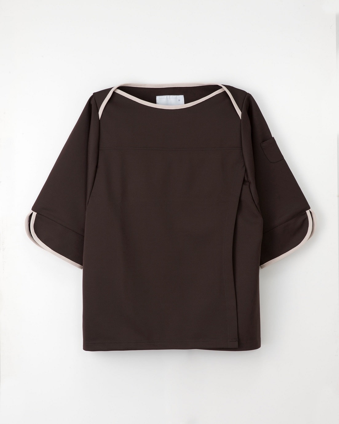 検診衣上衣 23-7832-0001 ブラウン ナガイレーベン FK-1486(S)