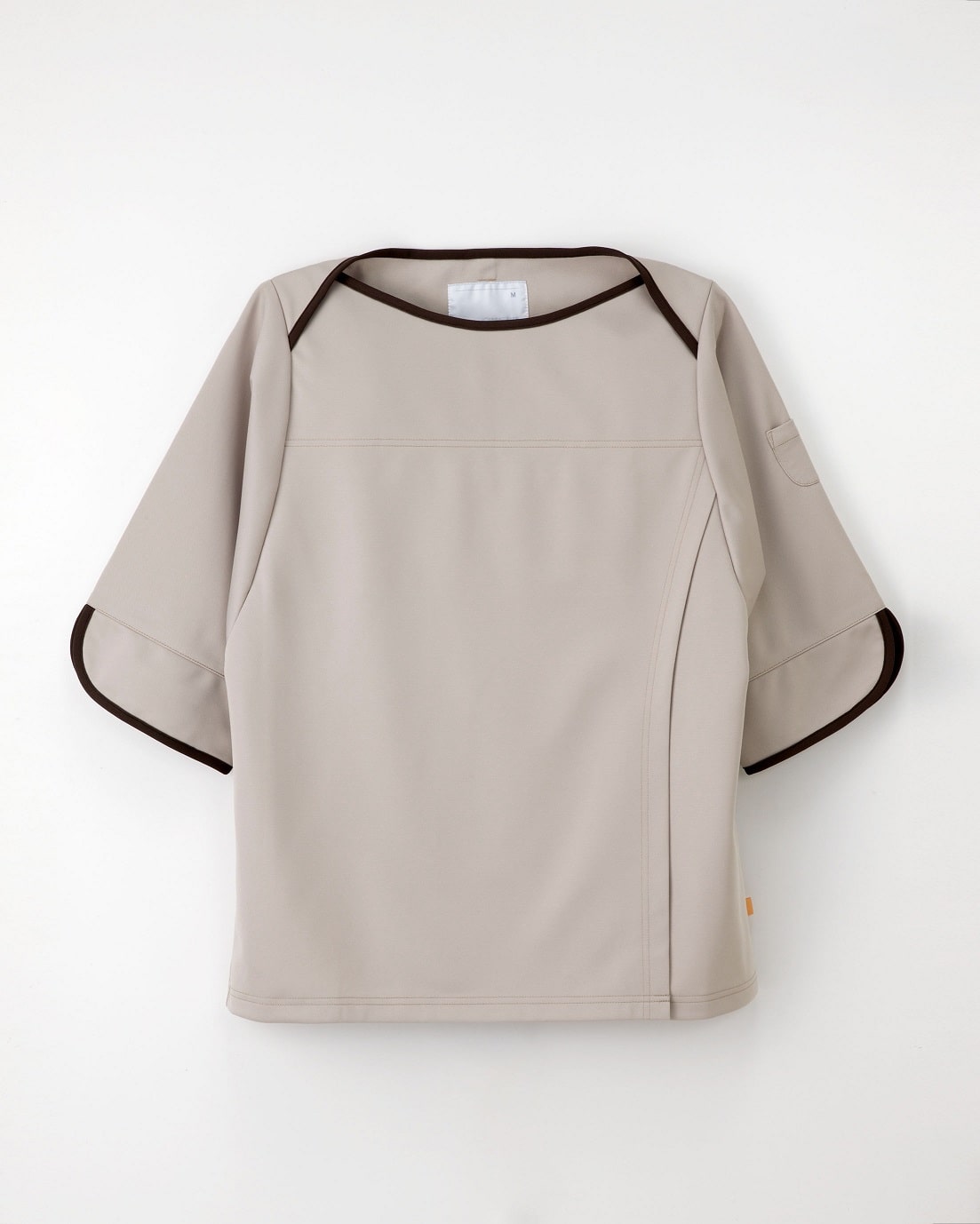 検診衣上衣 23-7832-0202 ベージュ ナガイレーベン FK-1486(L)