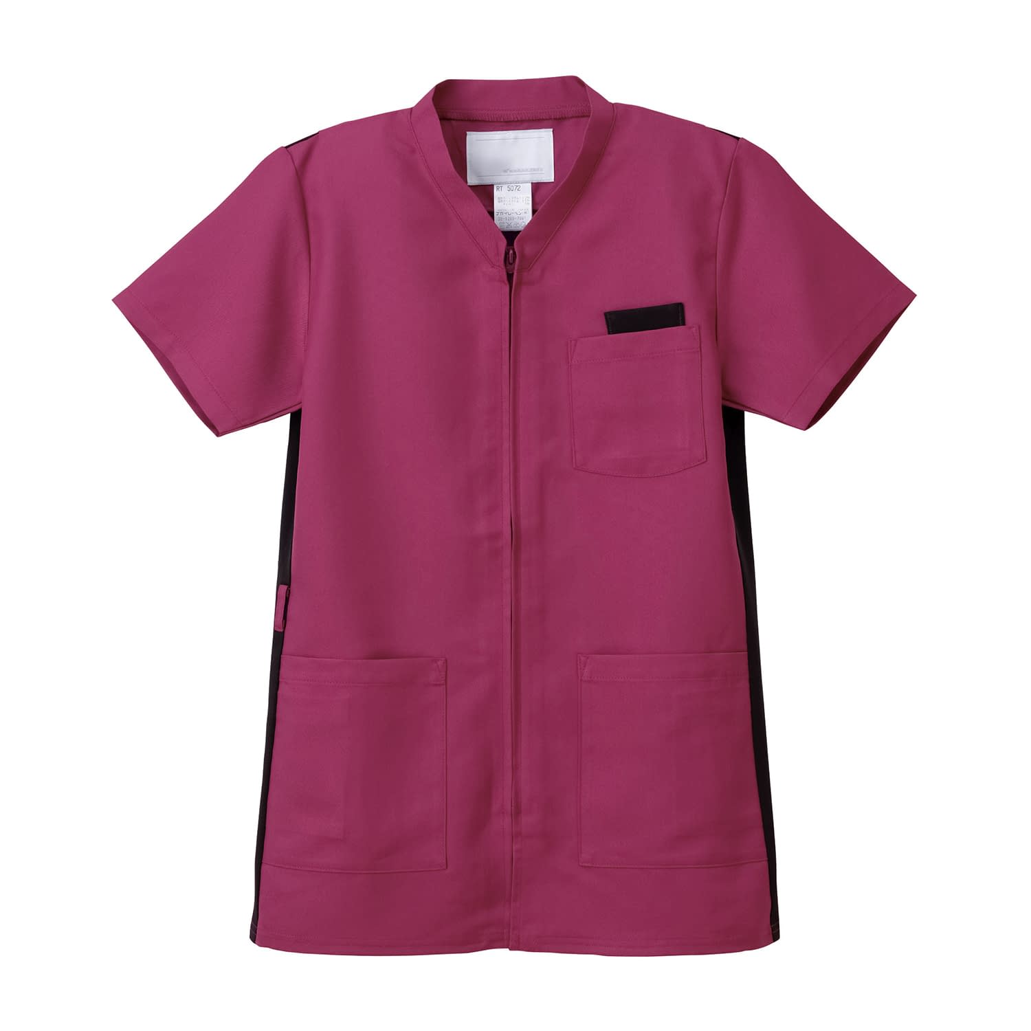 男女兼用上衣 23-7806-0005 バーガンディ ナガイレーベン RT-5072(SS)