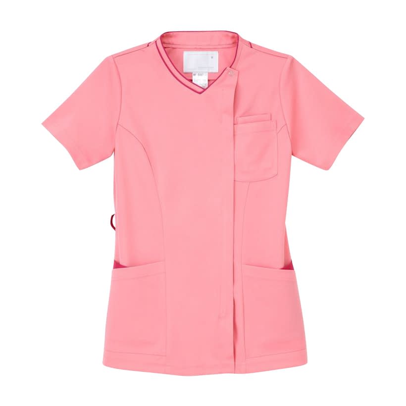 女子スクラブ 24-6524-0102 コーラルピンク ナガイレーベン RF-5087(M)