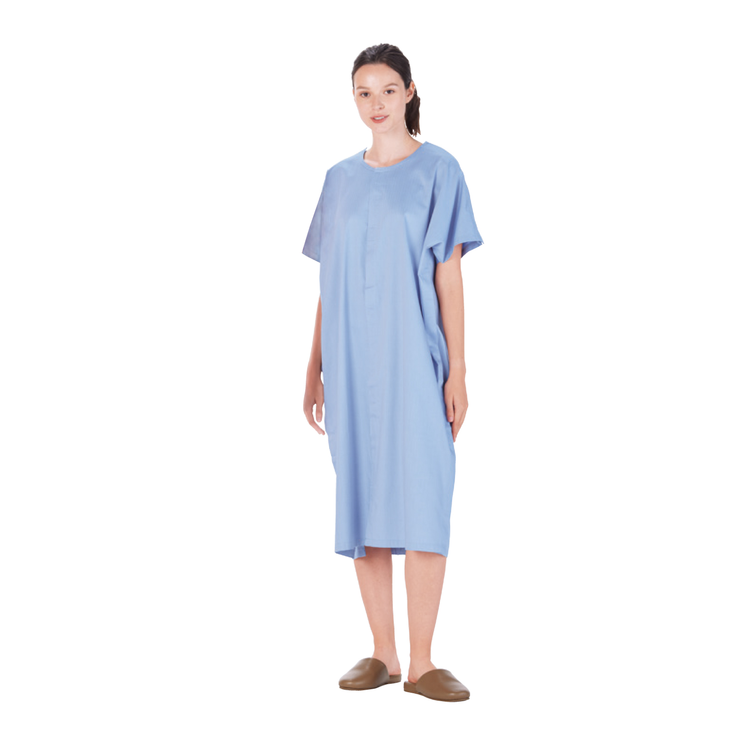 鍼灸ワンピース 25-2821-01 ナガイレーベン SG-301(L)ブルー