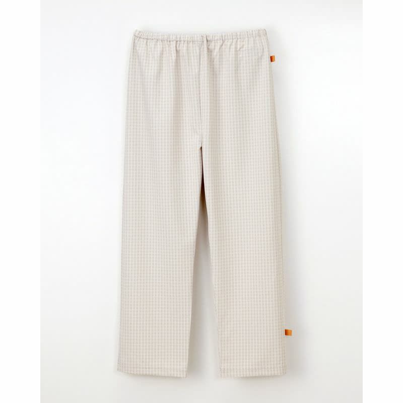 男女兼用患者衣パンツ 24-8751-0102 ベージュ ナガイレーベン FG-1513(M)