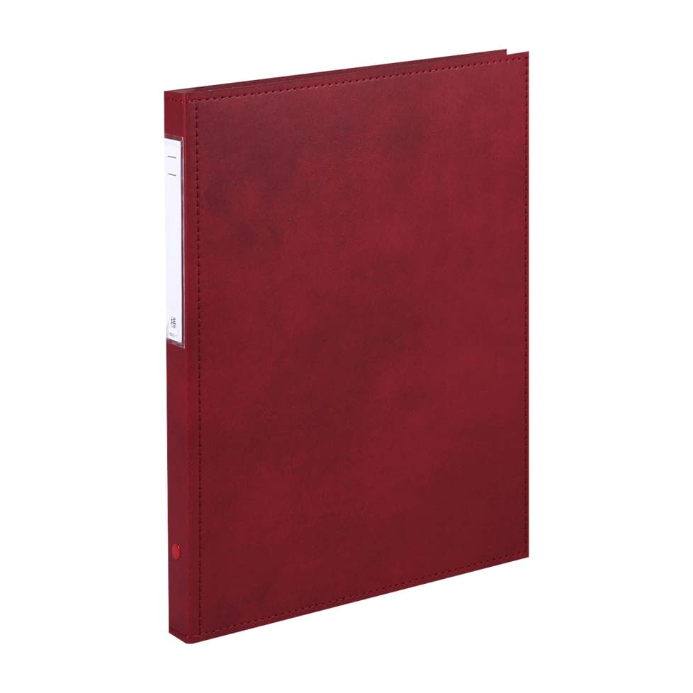 カルテブック(スタンダード)CY4 A4 カルテバインダー 24-4515-0005 5:レッド LIHITLAB. HB406(A4)2ケツ