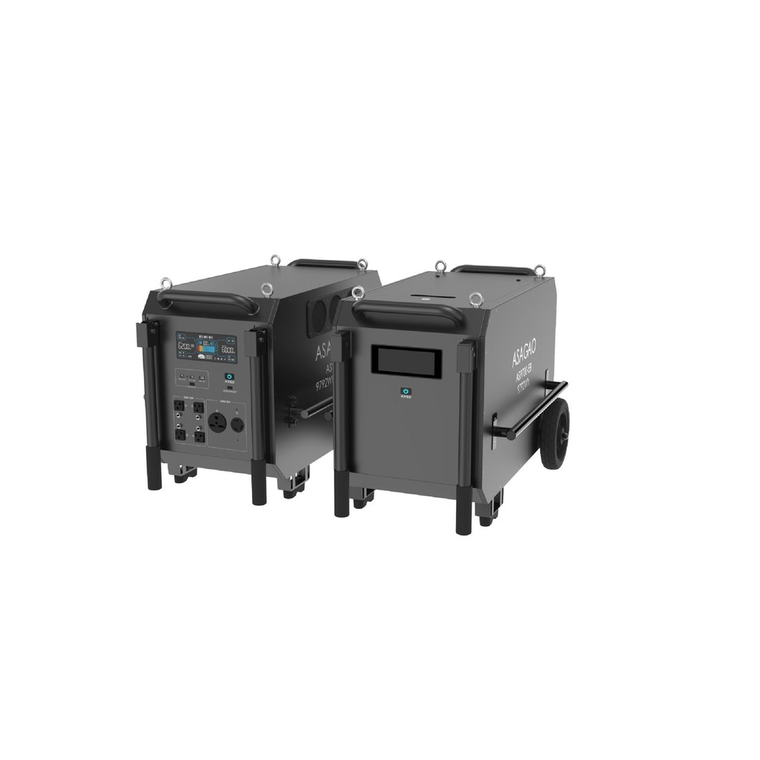 大型電源増設バッテリー ASAGAOJAPAN合同会社 AS9700-EB(9792WH