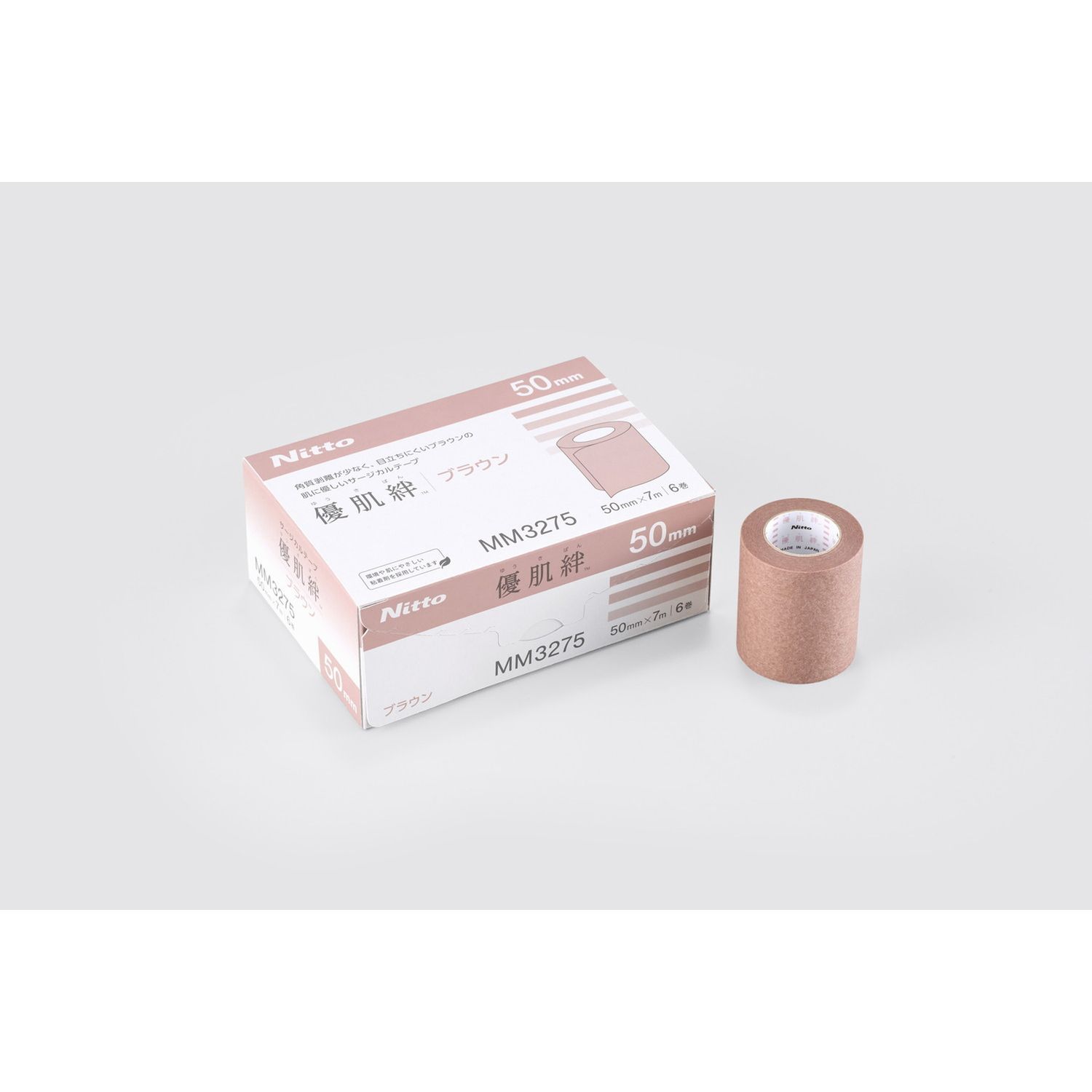 優肌絆 ブラウン 27-1298-00 ニトムズ MM3271(12MMX7M)24カンイリ