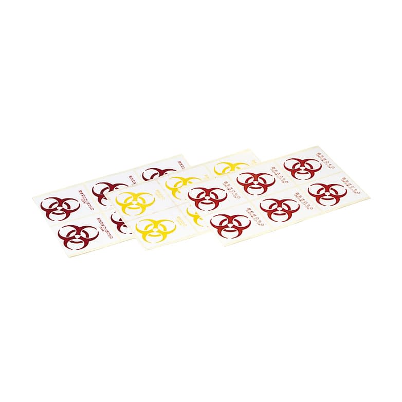 バイオハザードシール(橙)固形状 バイオハザードラベル 07-2442-01 ケルン KH-987(90X80MM)60イリ