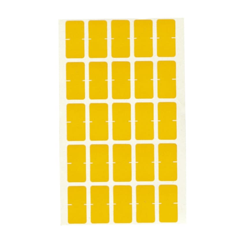 (02-2895-03)カルテナンバーラベル KS-756(15X30MM)250ｲﾘ ｶﾙﾃﾅﾝﾊﾞｰﾗﾍﾞﾙ 黄色(Y)(ケルン)【1袋単位】【2019年カタログ商品】