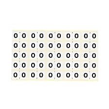 カルテナンバーラベル カルテ 02-2895-0400 番号指定:0 ケルン KS-757(15X30MM)250イリ