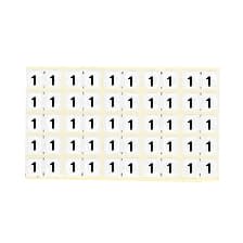 カルテナンバーラベル カルテ 02-2895-0401 番号指定:1 ケルン KS-757(15X30MM)250イリ