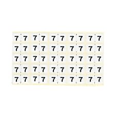 カルテナンバーラベル カルテ 02-2895-0407 番号指定:7 ケルン KS-757(15X30MM)250イリ