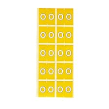 カルテナンバーラベル 02-2895-0000 番号指定:0 ケルン KS-760(30X30MM)100イリ