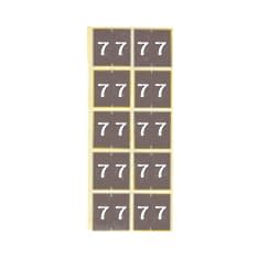カルテナンバーラベル 02-2895-0007 番号指定：7 ケルン KS-760(30X30MM)100イリ