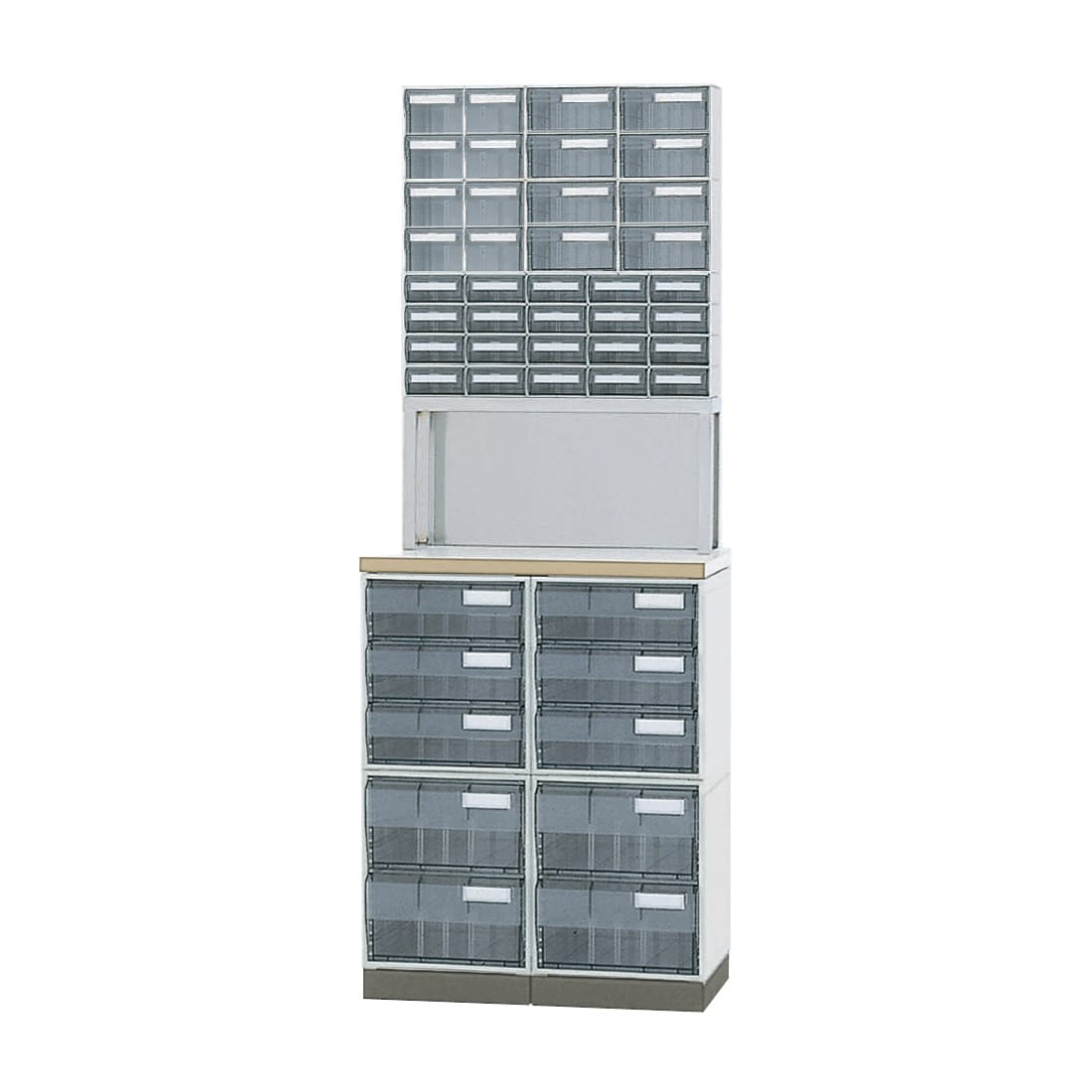 アンプル・外用薬キャビネット 01-3436-0001 透明 サカセ化学工業 K-2204S