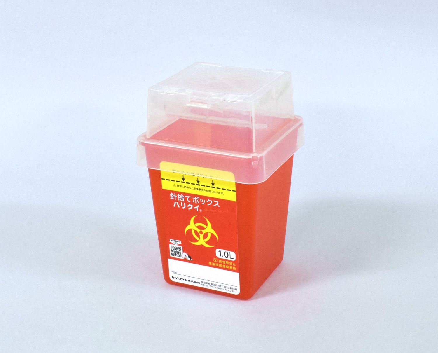 ハリちゃん専用です♡ ハリクイ1L(針捨てボックス) 24-6469-02 イワツキ 004-42318｜マツヨシ