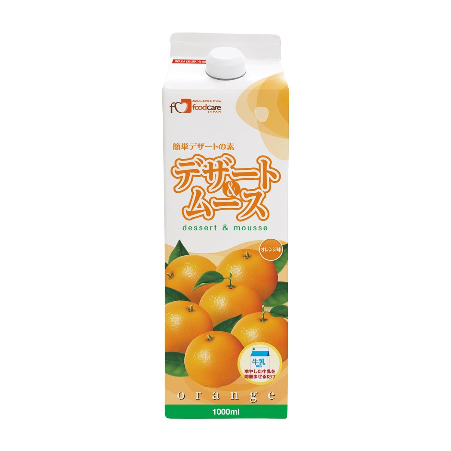 デザート＆ムース(オレンジ味) オレンジ味 フードケア 1L(6ホンイリ